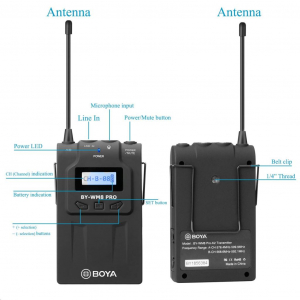 Boya Audio BY-WM8 Pro-K1 UHF vezetéknélküli szett (1+1)